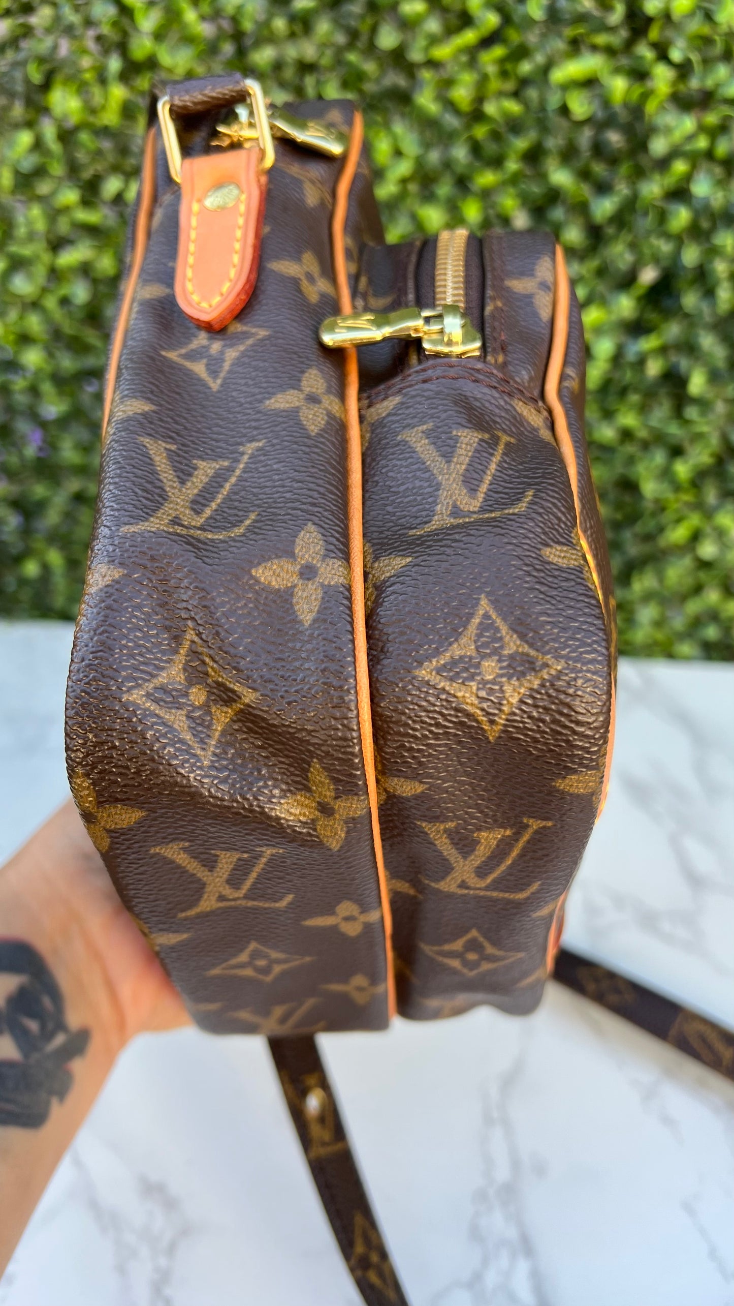 Amazone Monogram Canvas Crossbody Bag