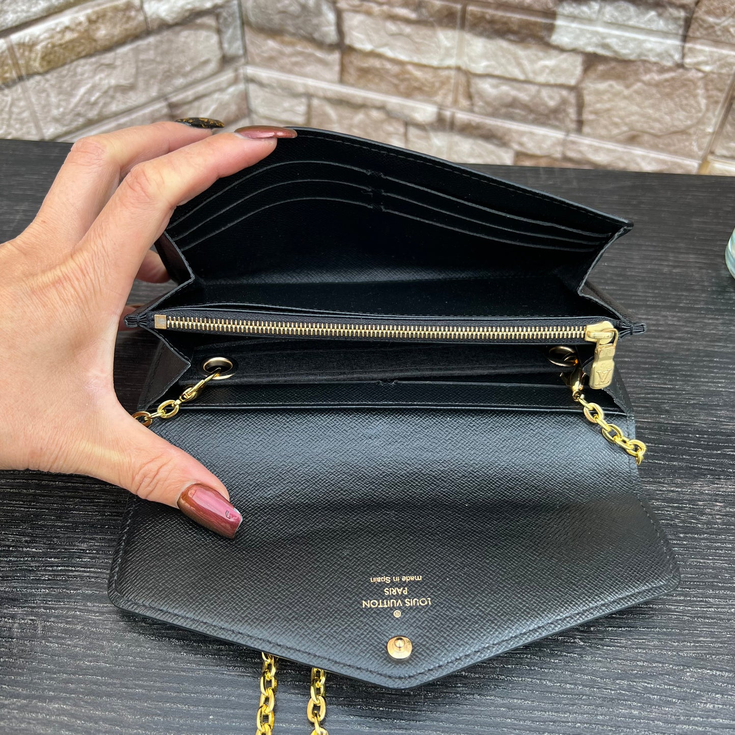 Limited Edition Blossom Noir Sarah Wallet