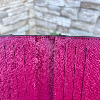 Adele Fuchsia Monogram Canvas Wallet