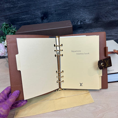 Vintage Agenda GM Day Planner Monogram