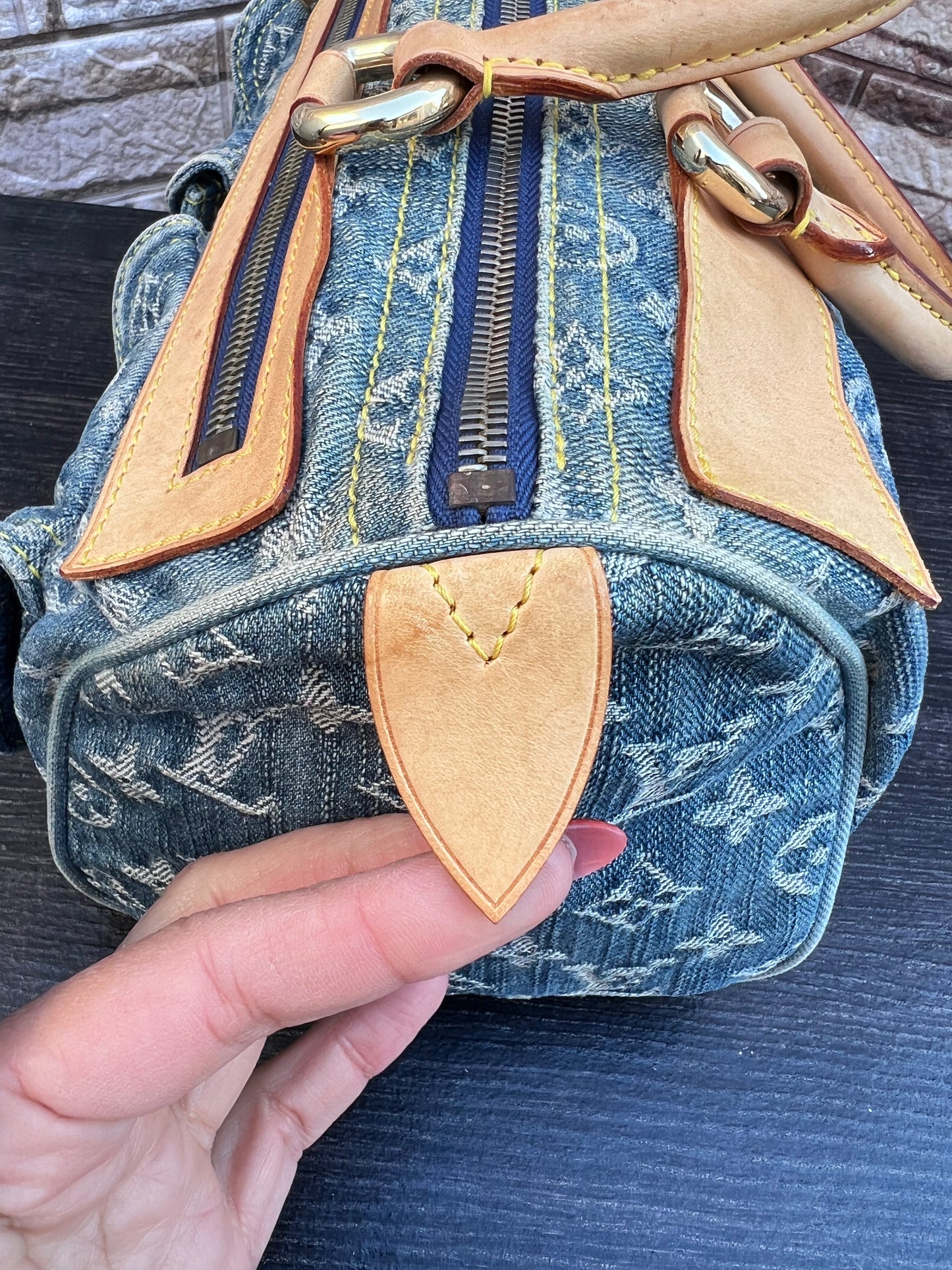 Blue Denim Neo Speedy Bag