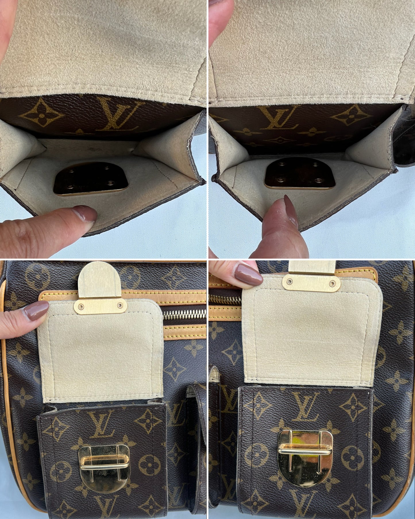 Hudson GM Crossbody Bag With Two Straps Monogram Canvas