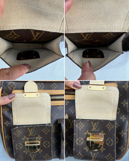 Hudson GM Crossbody Bag With Two Straps Monogram Canvas