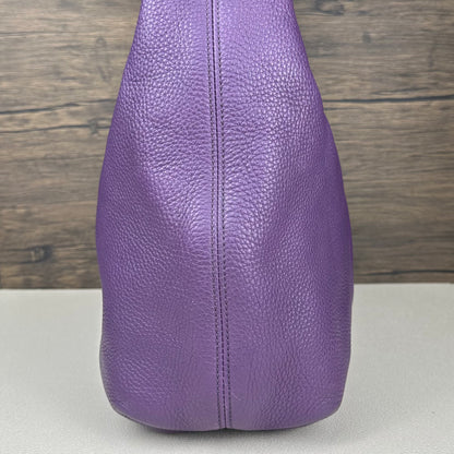 Large Soho Purple Leather Hobo Bag