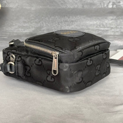 GG Black Econyl Off The Grid Crossbody Bag