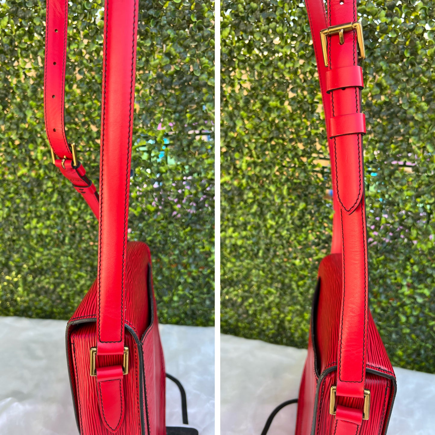 Saint Cloud GM Red Epi Crossbody Bag
