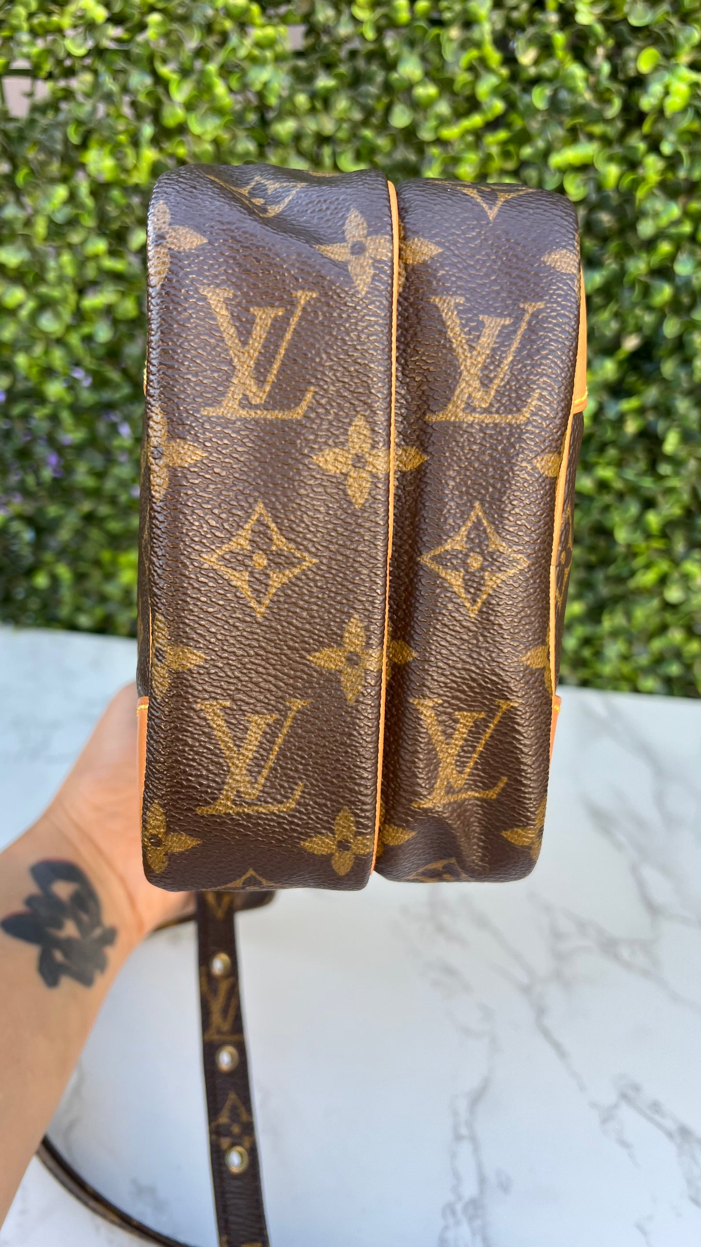 Amazone Monogram Canvas Crossbody Bag