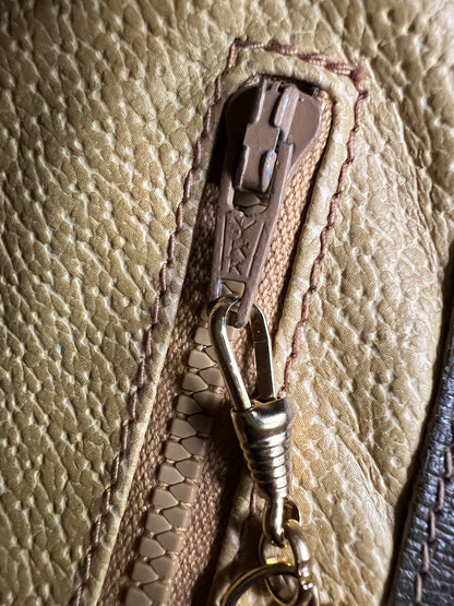 Vintage GG Supreme Sherry Line Equestrian Saddle Boots  Shoulder Bag