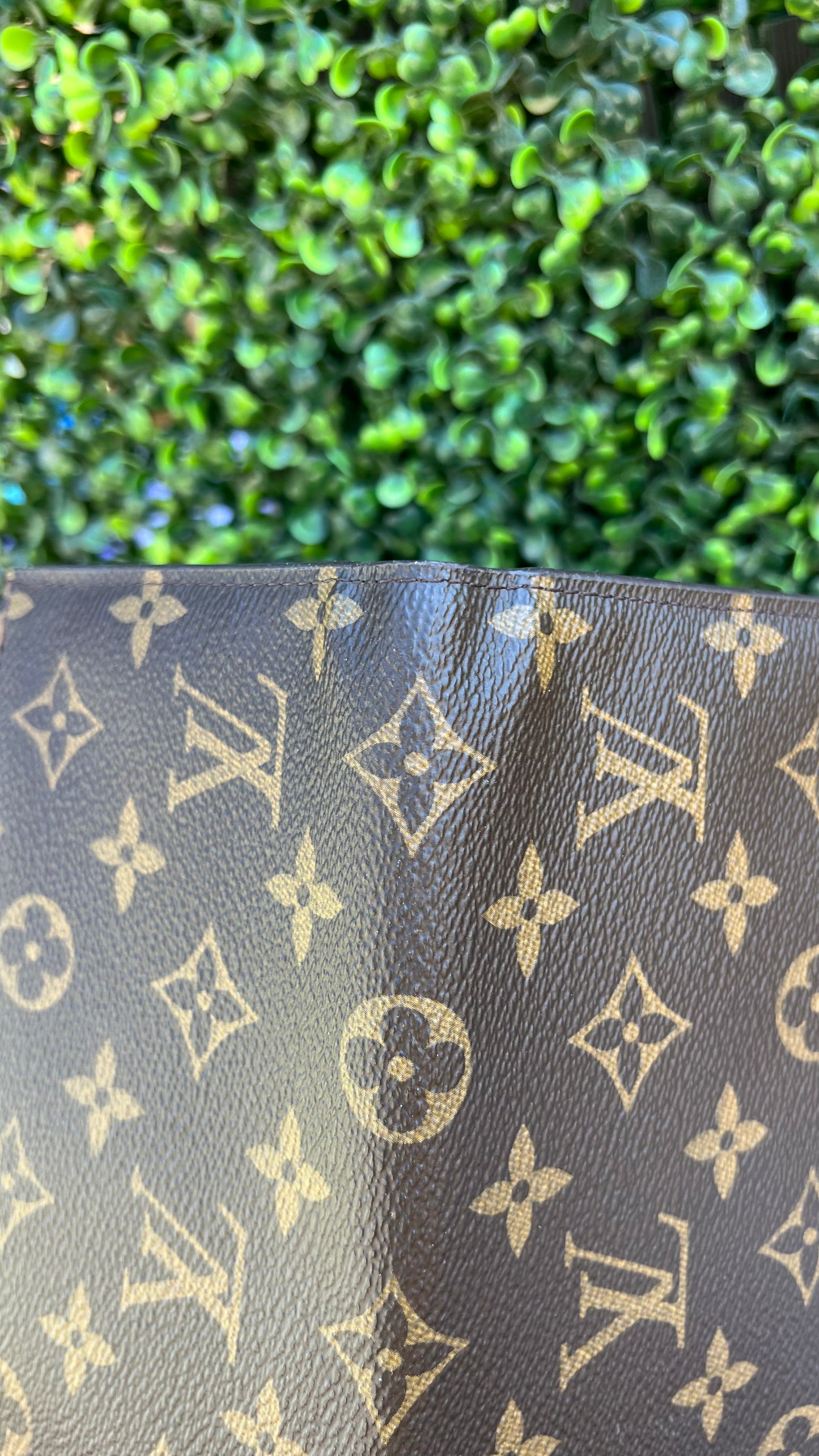 Adele Monogram Canvas Wallet Fuchsia