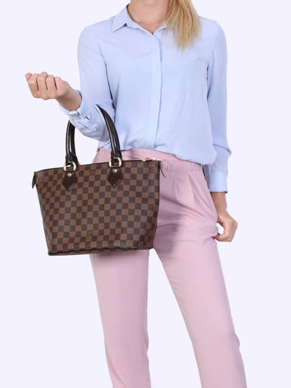 Saleya PM Damier Ebene Tote