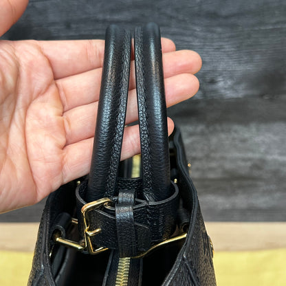 Montaigne BB Black Empreinte Leather