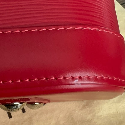 Coquelicot Epi Leather Alma PM