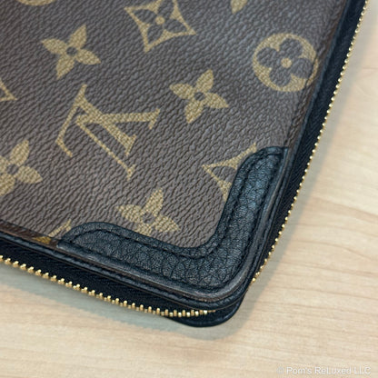 Daily Travel Organizer Wallet Monogram Canvas Noir