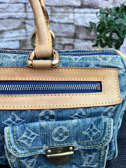 Blue Denim Neo Speedy Bag