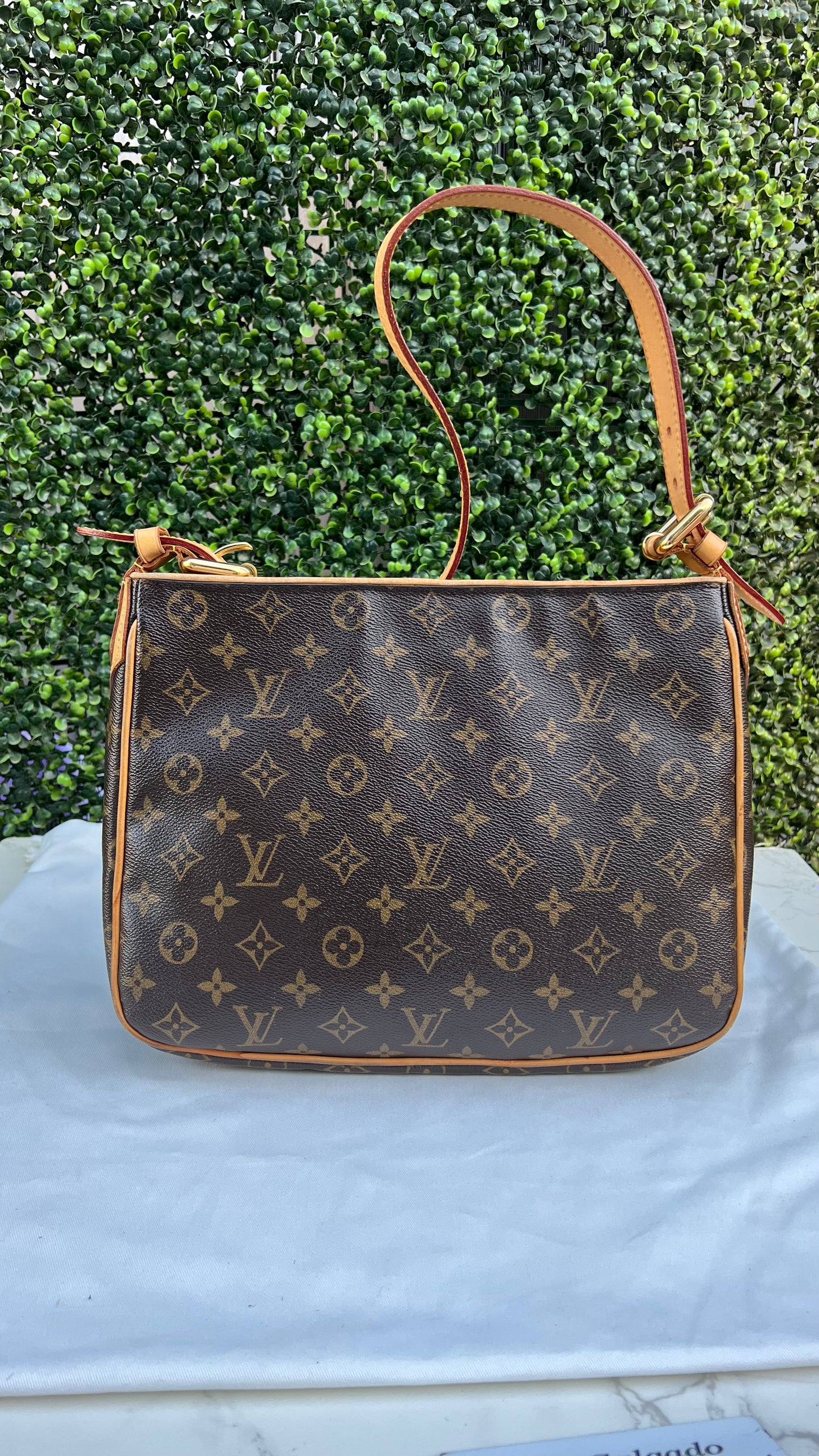 Hudson GM Crossbody Bag With Two Straps Monogram Canvas