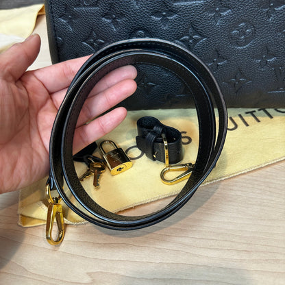 Montaigne BB Black Empreinte Leather