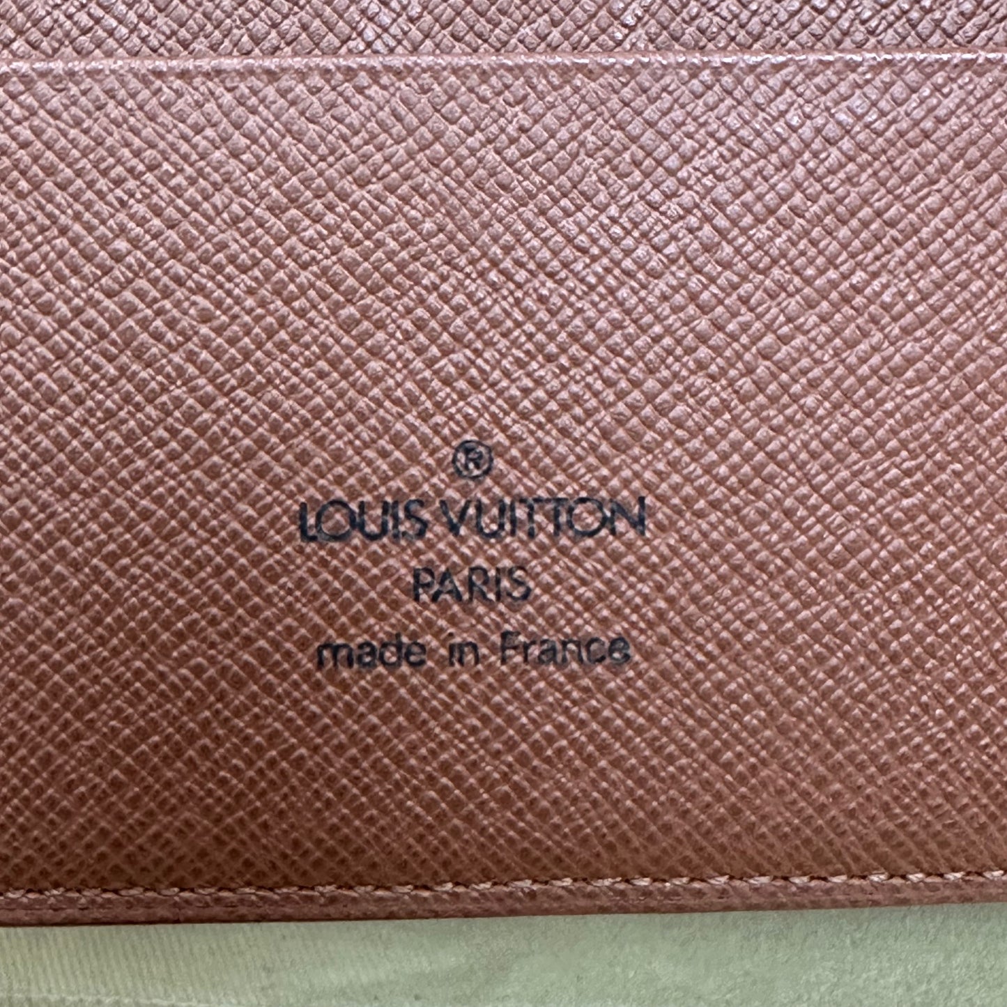 Vintage Agenda GM Day Planner Monogram