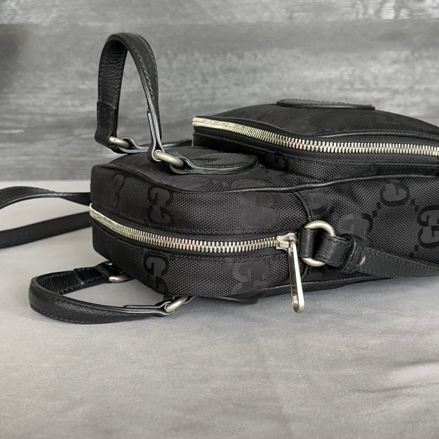 GG Black Econyl Off The Grid Crossbody Bag