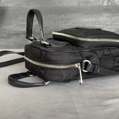 GG Black Econyl Off The Grid Crossbody Bag