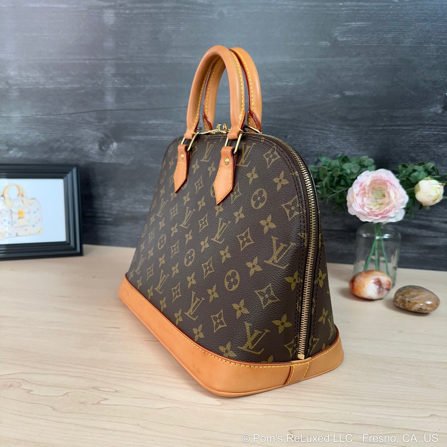 Alma PM Monogram Canvas