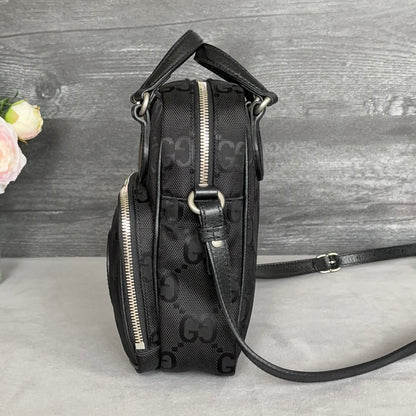 GG Black Econyl Off The Grid Crossbody Bag