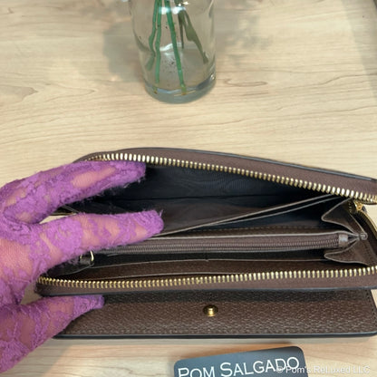 Gucci GG Supreme Bengal Tiger Print Zip Wallet
