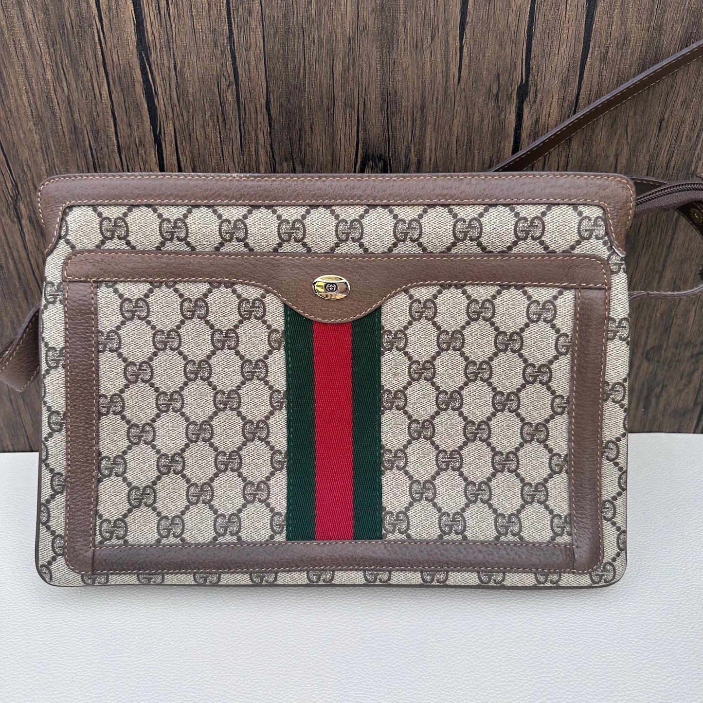Vintage Sherry Line Supreme Shoulder Bag