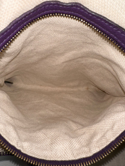 Large Soho Purple Leather Hobo Bag