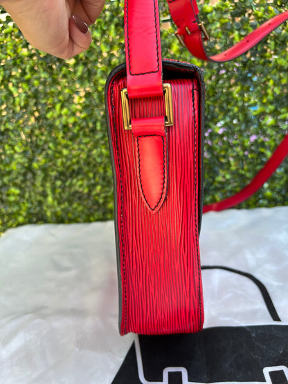 Saint Cloud GM Red Epi Crossbody Bag