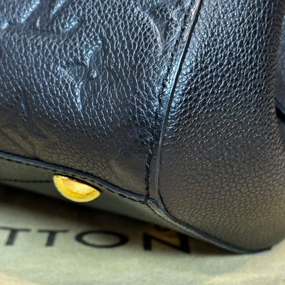 Montaigne BB Black Empreinte Leather