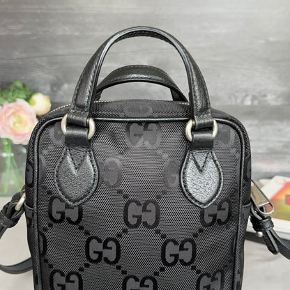 GG Black Econyl Off The Grid Crossbody Bag