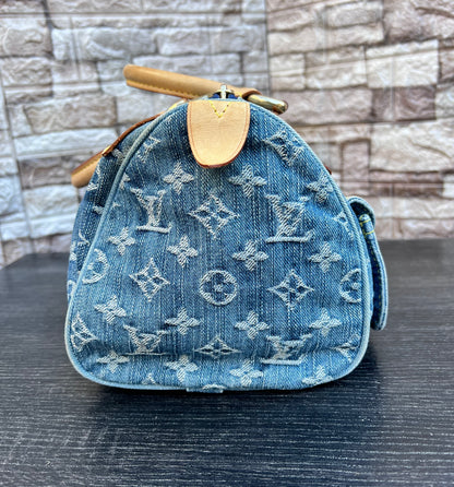Blue Denim Neo Speedy Bag