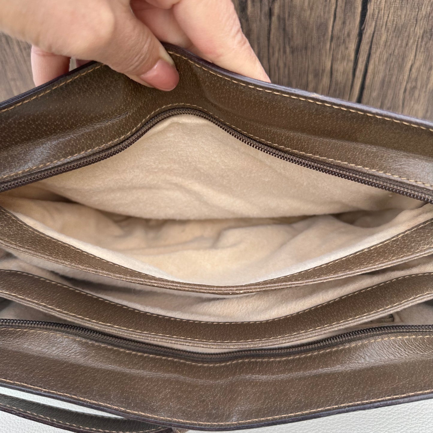 Vintage Sherry Line Supreme Shoulder Bag