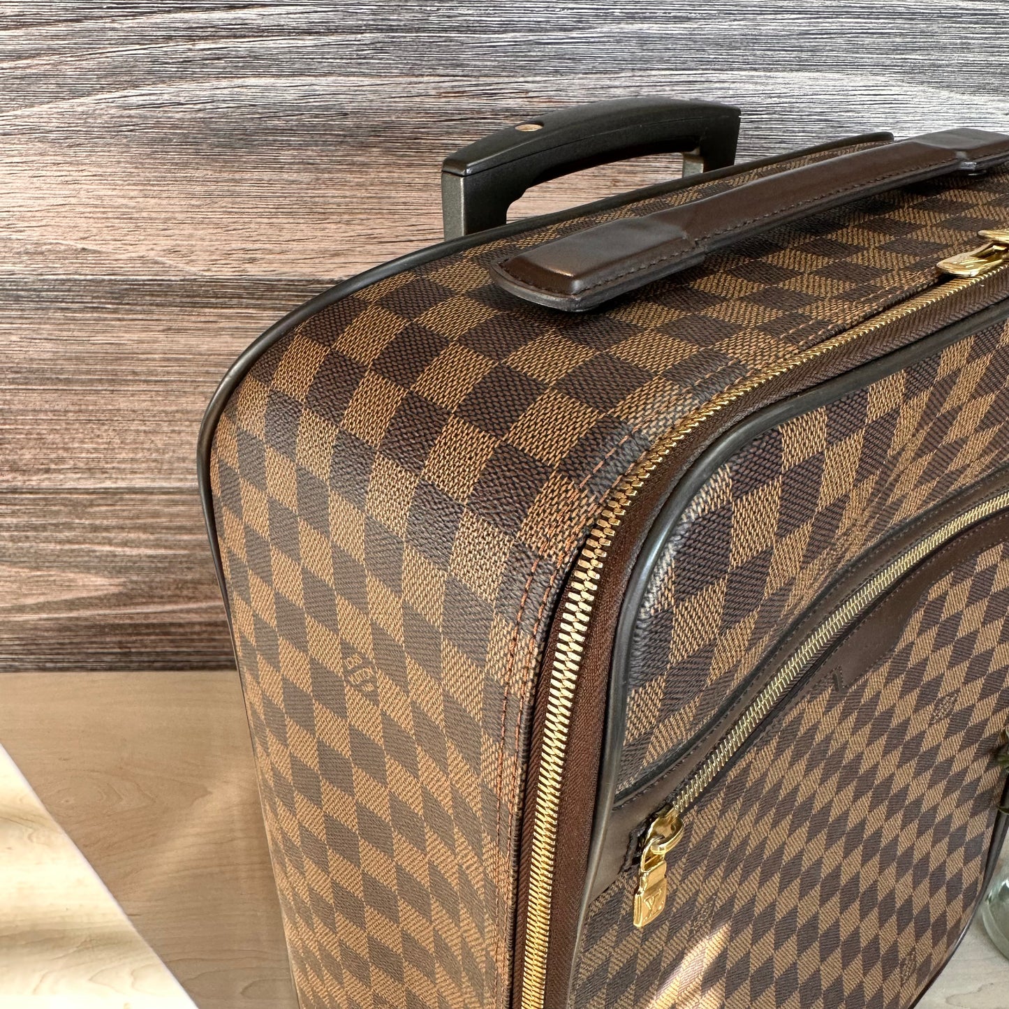 Pegase 45 Damier Ebene Rolling Suitcase