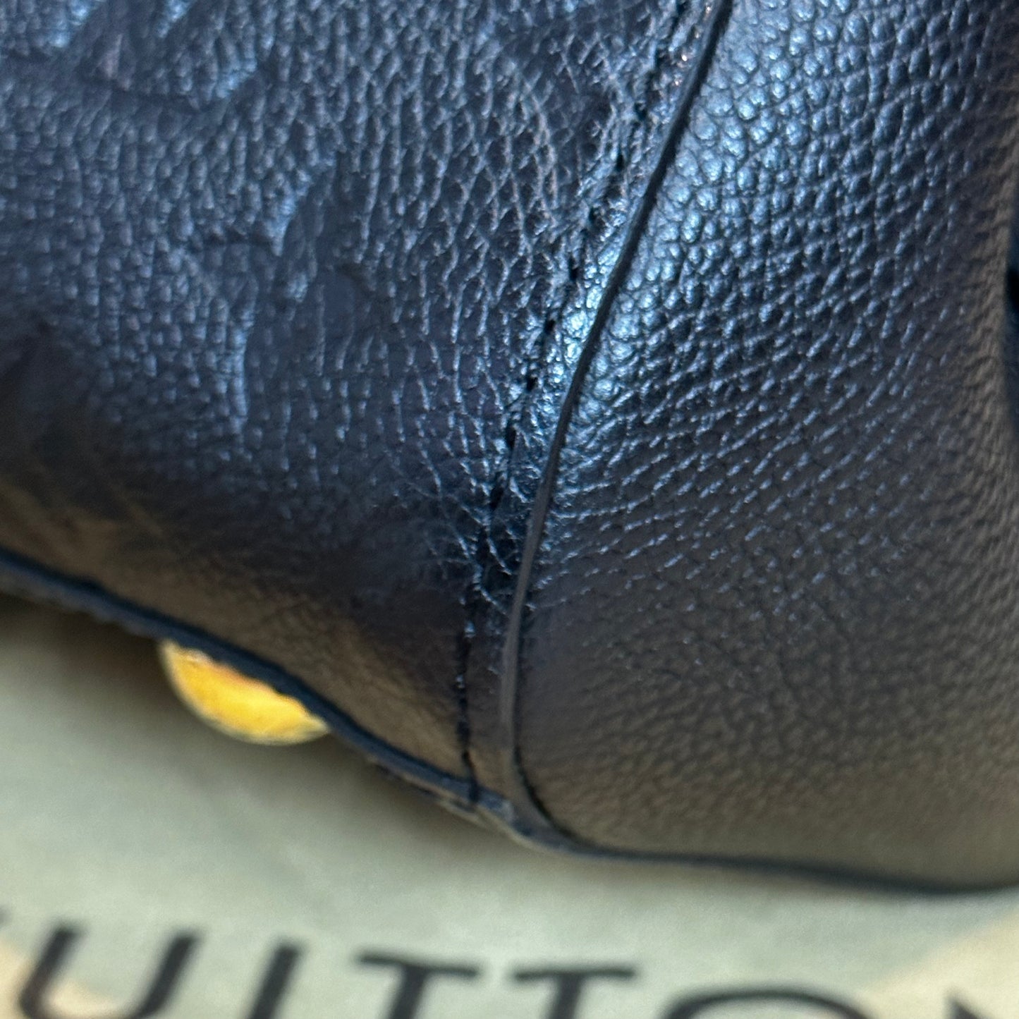Montaigne BB Black Empreinte Leather