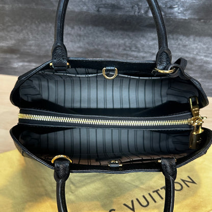 Montaigne BB Black Empreinte Leather