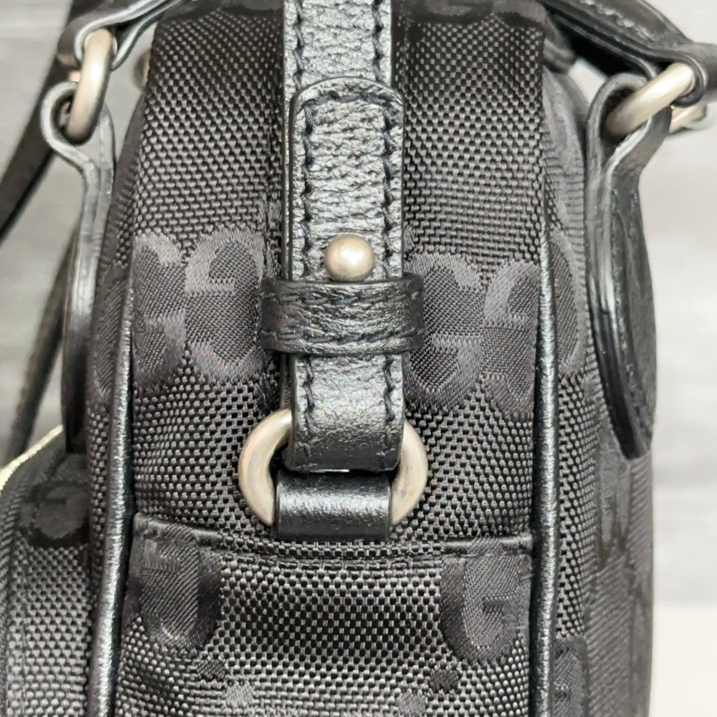 GG Black Econyl Off The Grid Crossbody Bag