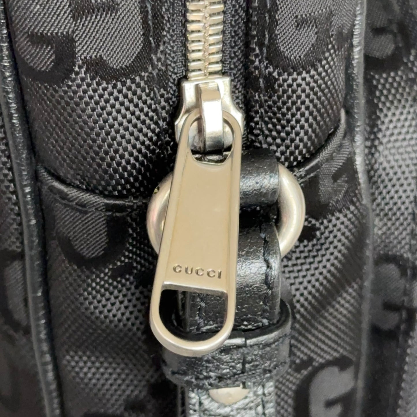 GG Black Econyl Off The Grid Crossbody Bag