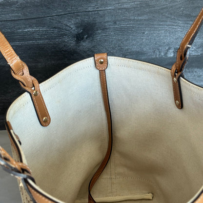 GG Craft Tote Medium Brown with Pouch
