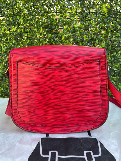 Saint Cloud GM Red Epi Crossbody Bag