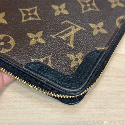 Daily Travel Organizer Wallet Monogram Canvas Noir