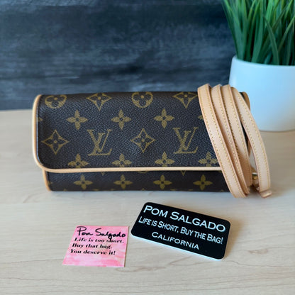 Authentic Preowned LV Monogram Pochette Twin PM Bag