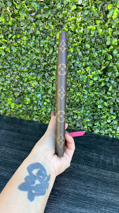 Adele Monogram Canvas Wallet Fuchsia