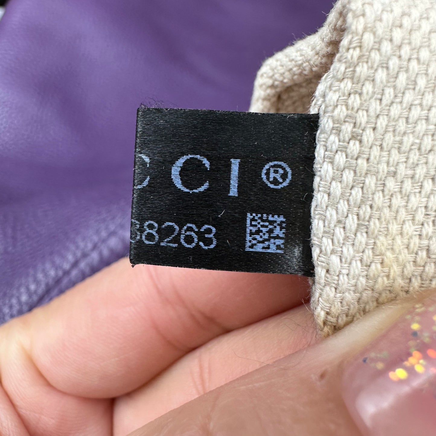 Large Soho Purple Leather Hobo Bag