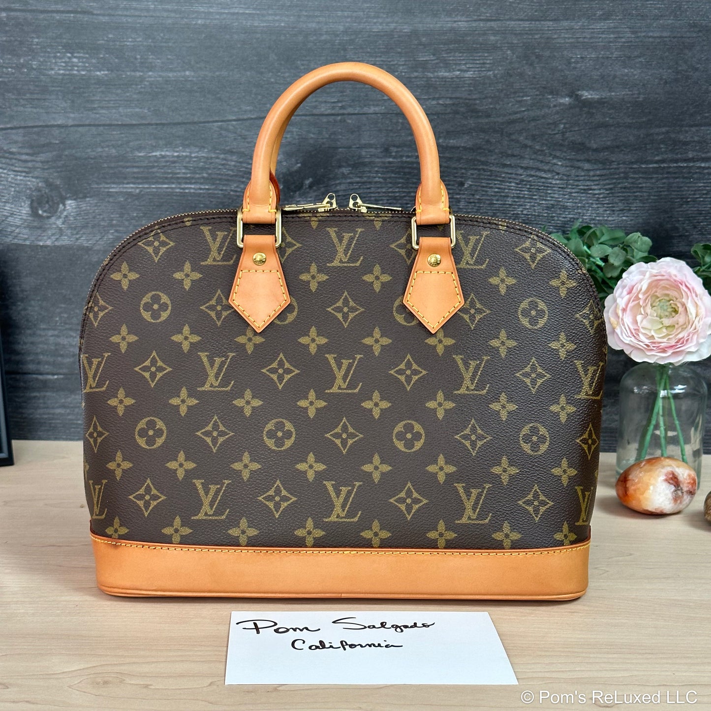 Alma PM Monogram Canvas
