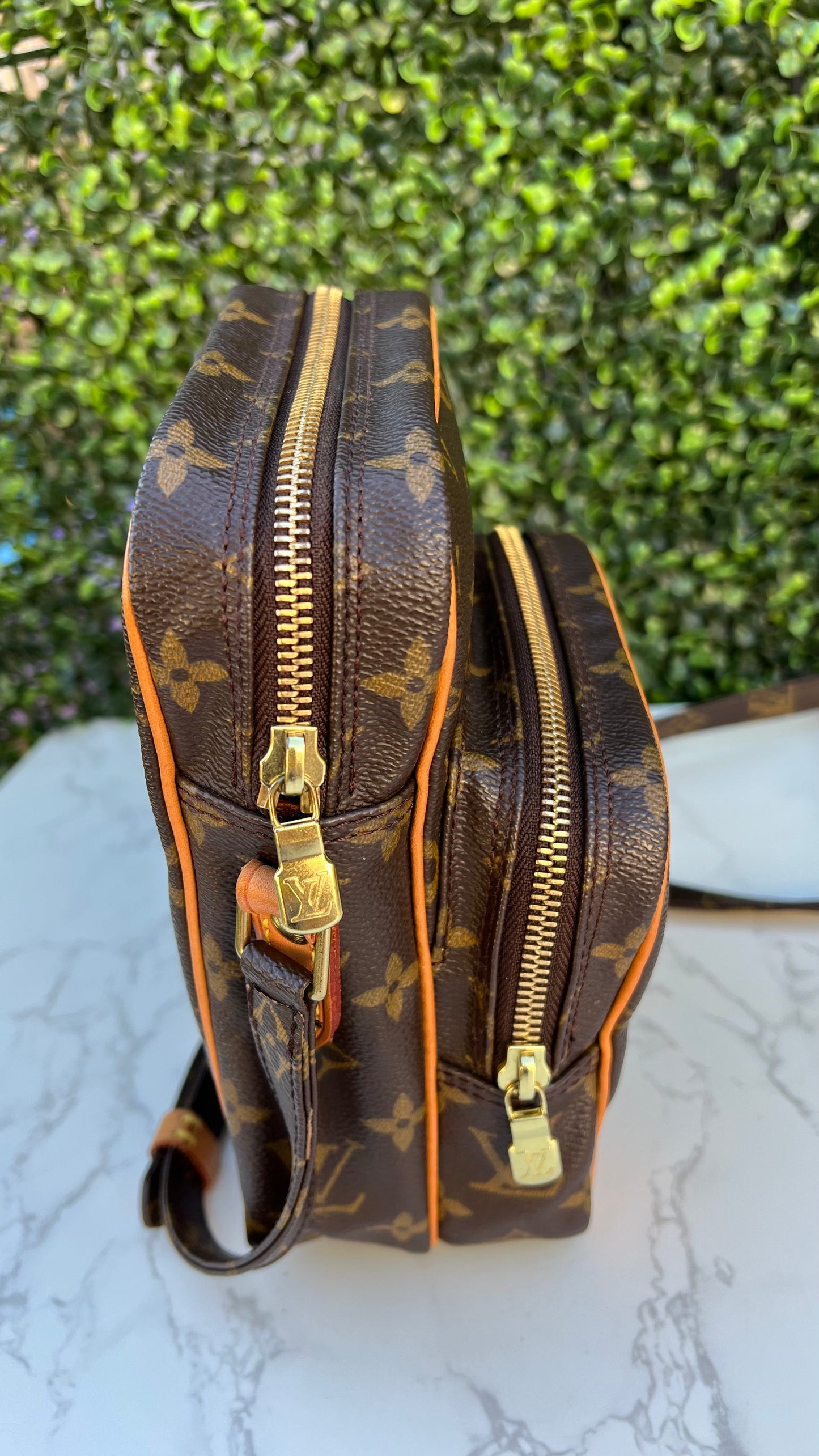 Amazone Monogram Canvas Crossbody Bag