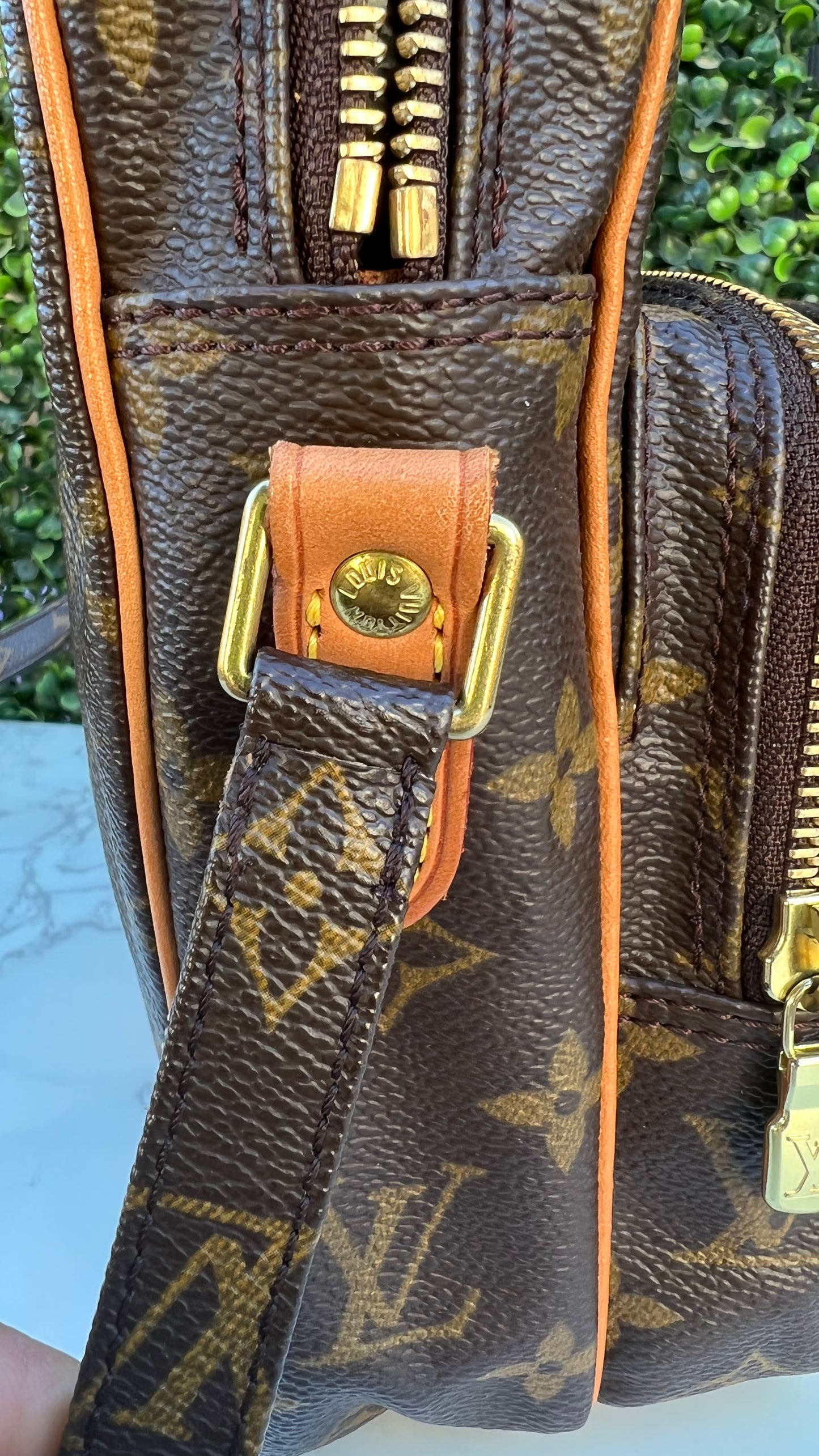 Amazone Monogram Canvas Crossbody Bag