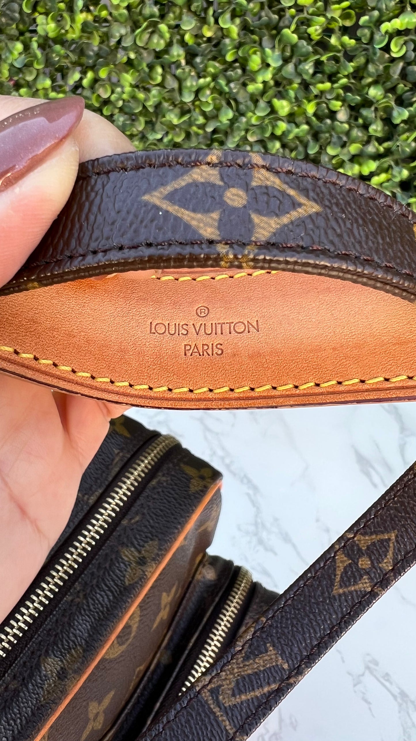 Amazone Monogram Canvas Crossbody Bag