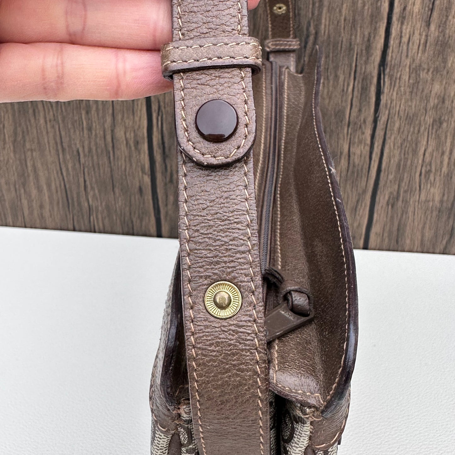 Vintage Sherry Line Supreme Shoulder Bag