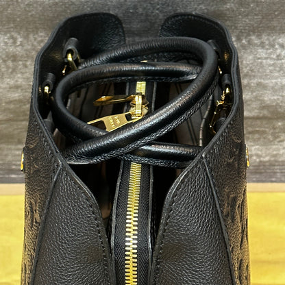Montaigne BB Black Empreinte Leather